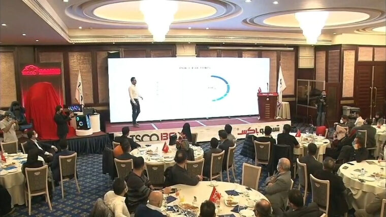مراسم رونمایی از محصول جدید تسکوباکس تب اکو
